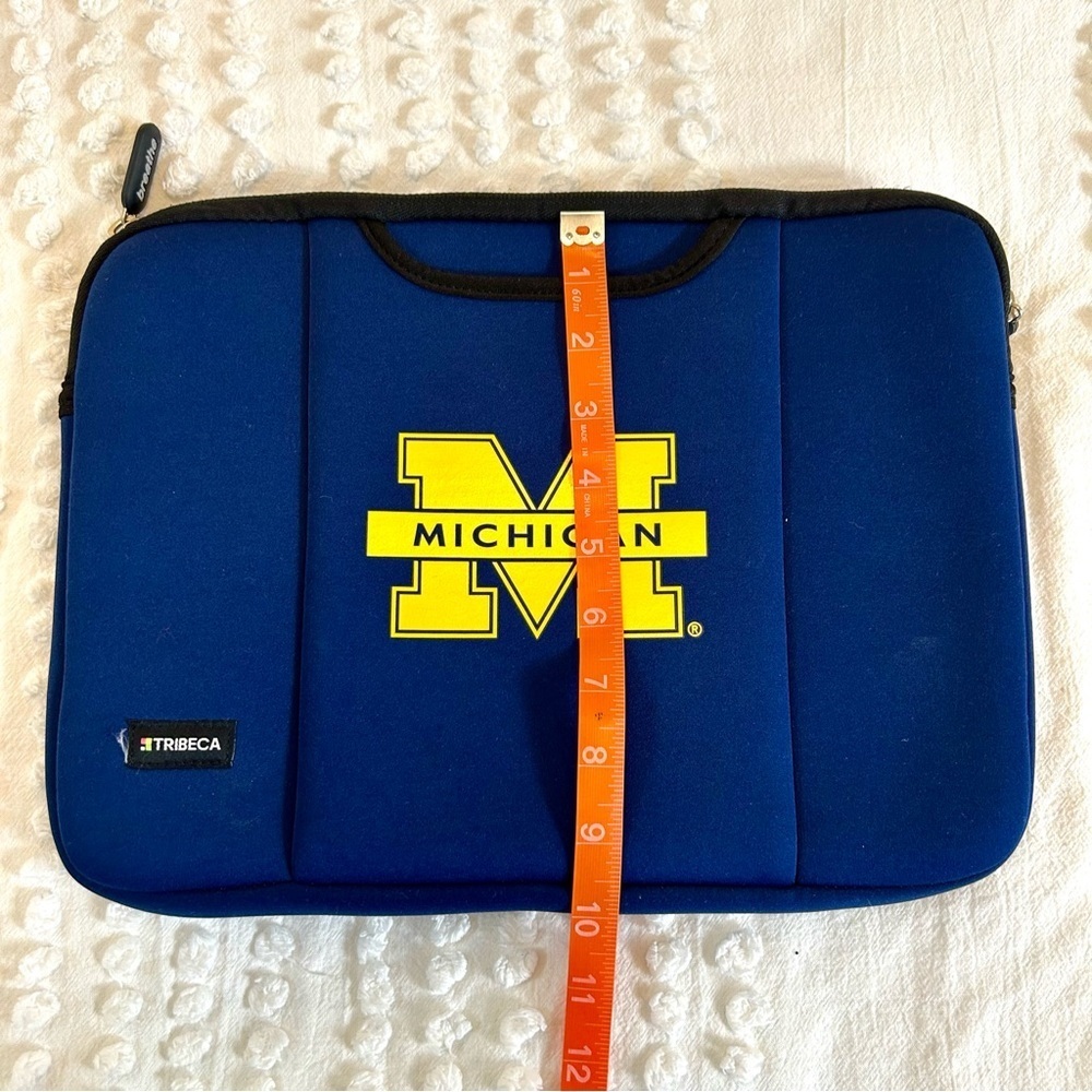 13” Blue University of Michigan Neoprene Laptop Case - Picture 3 of 5